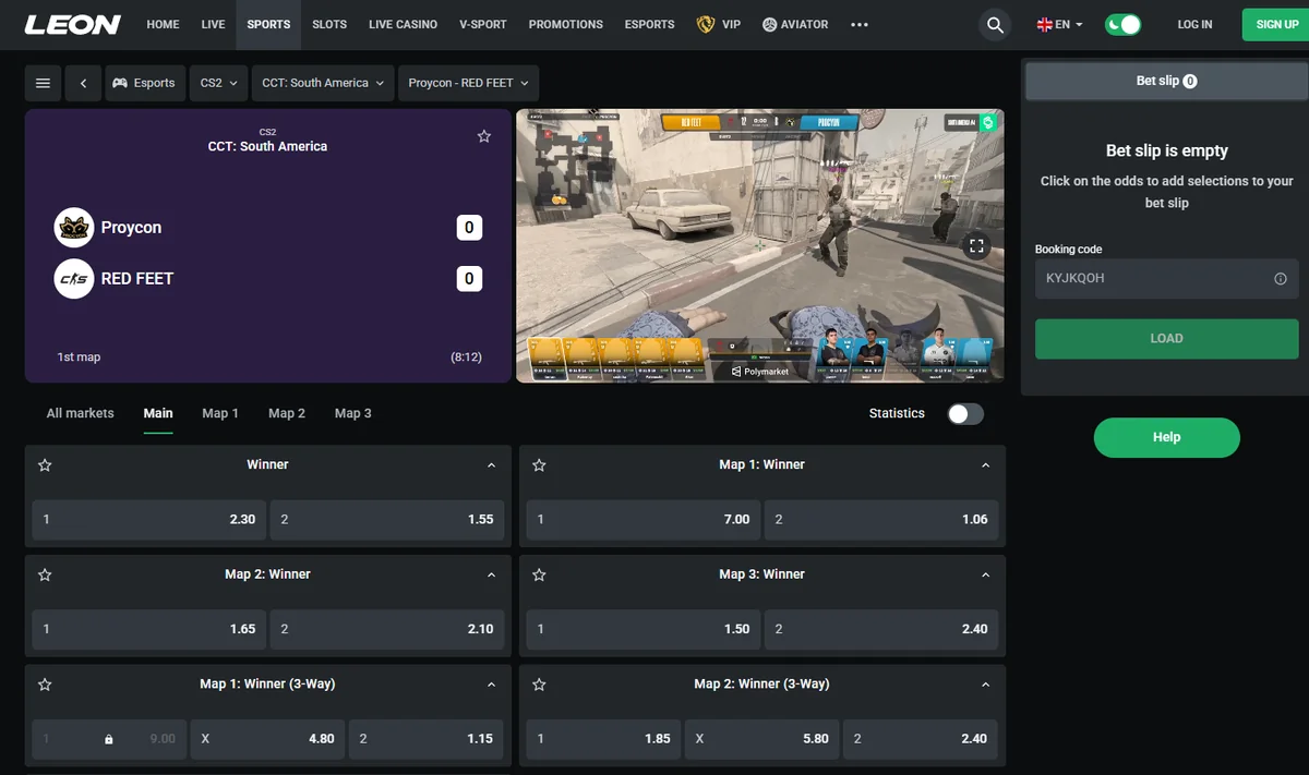 Esports Betting at LEON Casino AU